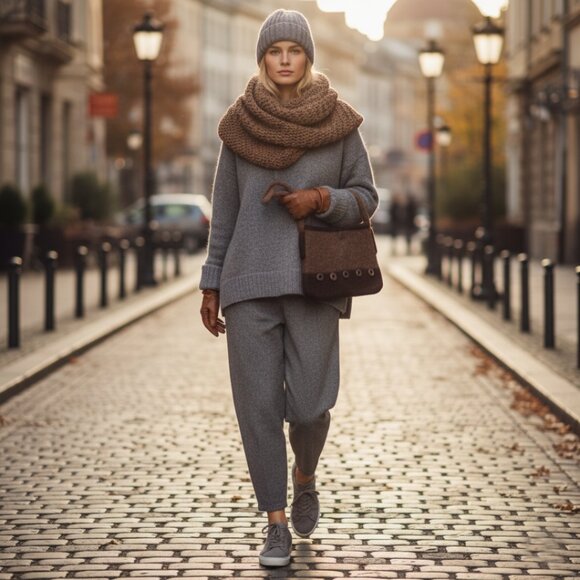 Handmade Felted Wool Shoulder/Clutch Bag Warm Brown | Unique Artisan Piece - Picture 3 of 11